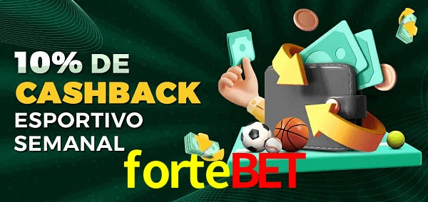 10% de bônus de cashback na fortebet