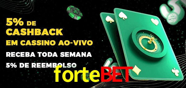 Promoções do cassino ao Vivo fortebet